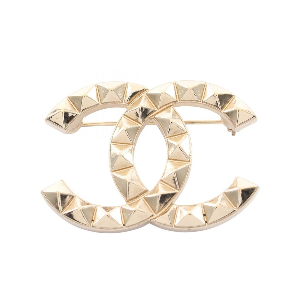 Chanel Coco Mark Brooch Pins Gold #281919C78B